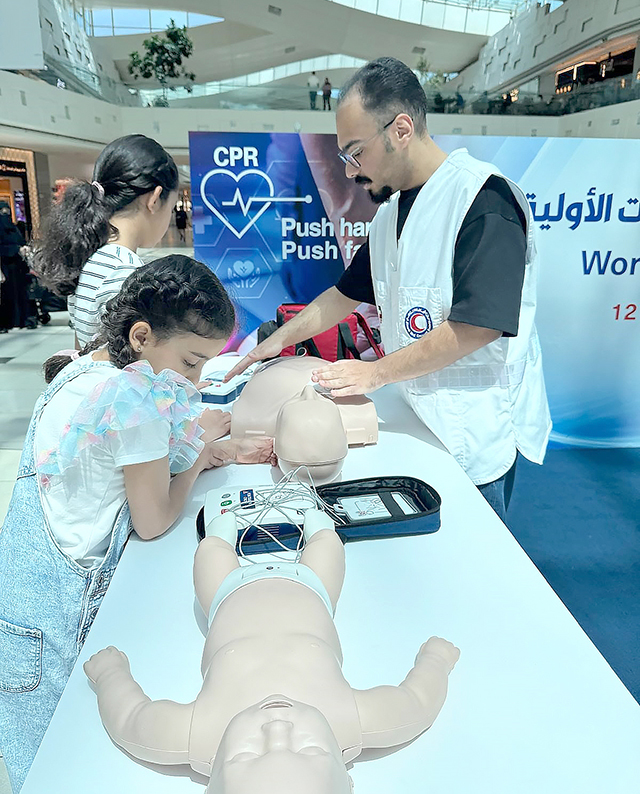 الهلال الأحمر» تطلق حملة اليوم العالمي ُ للإسعافات الأولية لتعزيز الوعي المجتمعي